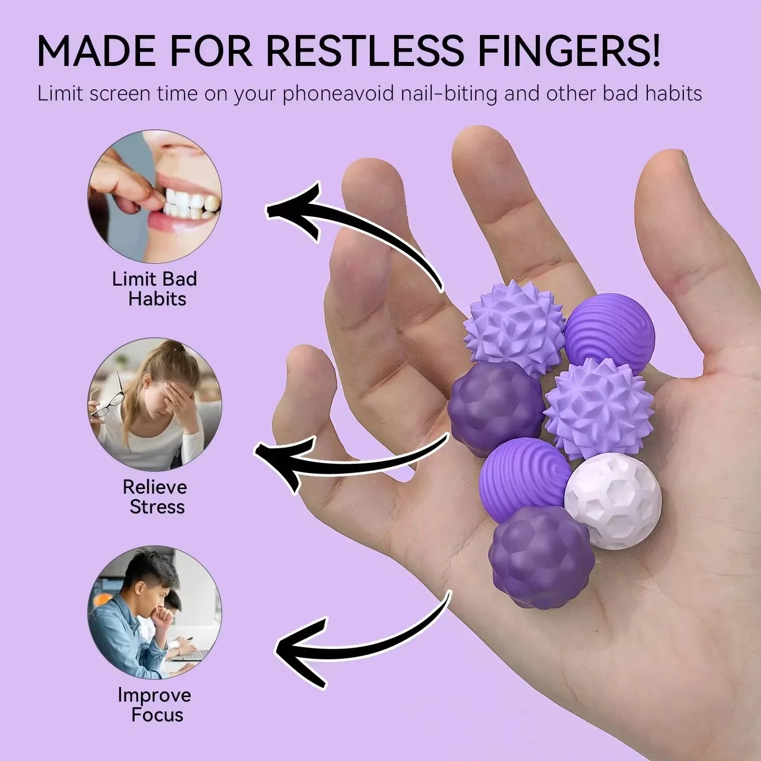 Magnetic Stress Relief Balls