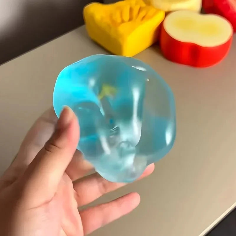 Blue Maltose Stress Squishy Toy