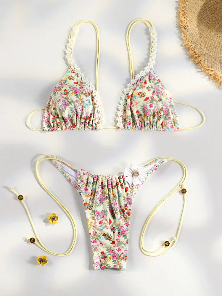 Chic Floral Bikini Set